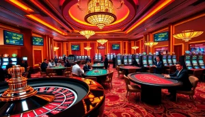 Experience thrilling gaming action at Jogoluck's upscale casino.