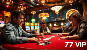 Experience high-stakes excitement at 777VIP's luxurious poker tables with engaging gameplay.