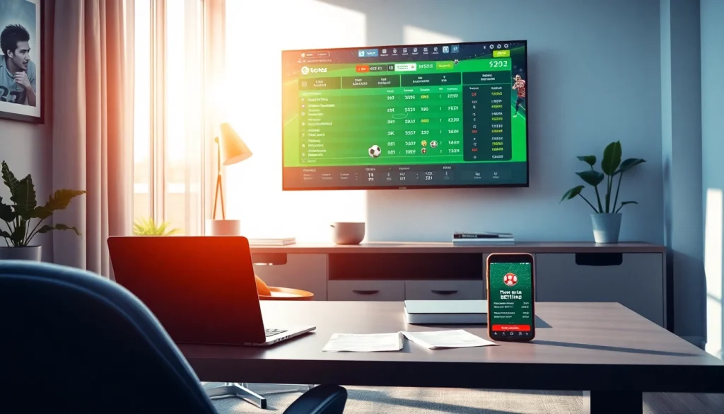 토토스토리's professional online betting environment highlighting trust and security.