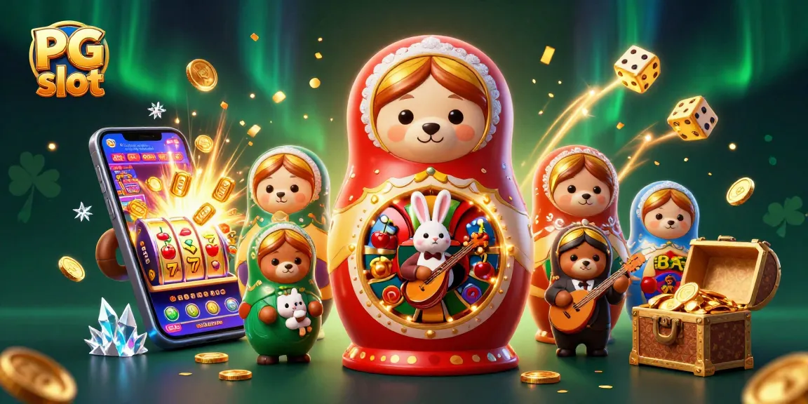 Experience the excitement of PG slot as cartoon characters celebrate a jackpot explosion at an online casino.