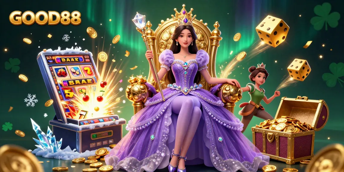 Play at GOOD88 and win big with an exciting 3D casino experience filled with gold and jackpots.
