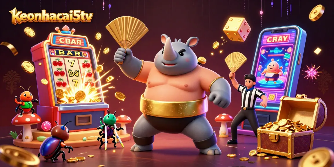 Experience thrilling gameplay with keonhacai5tv as the champion beetle wins big among dynamic casino elements.