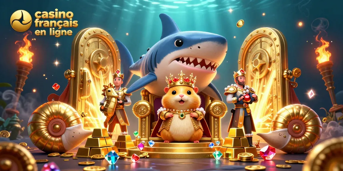 Vivez l'expérience de casino français en ligne avec le roi hamster, trésor doré, et gardiens marins.