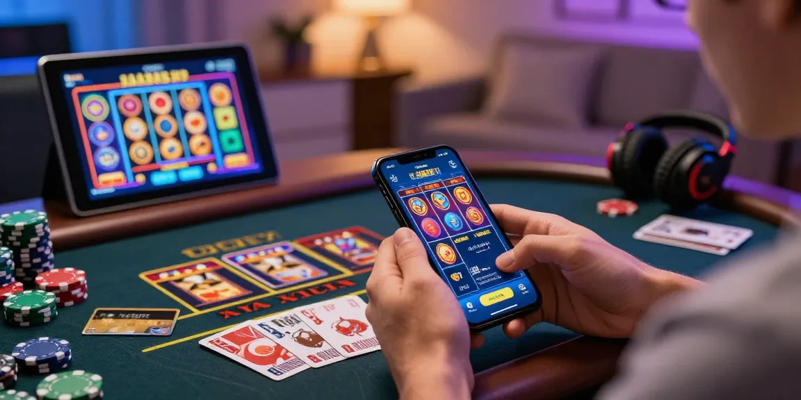 Engaging online casino experience at https://alsbury.co.uk/ with a user depositing via credit card in a vibrant gaming setting.