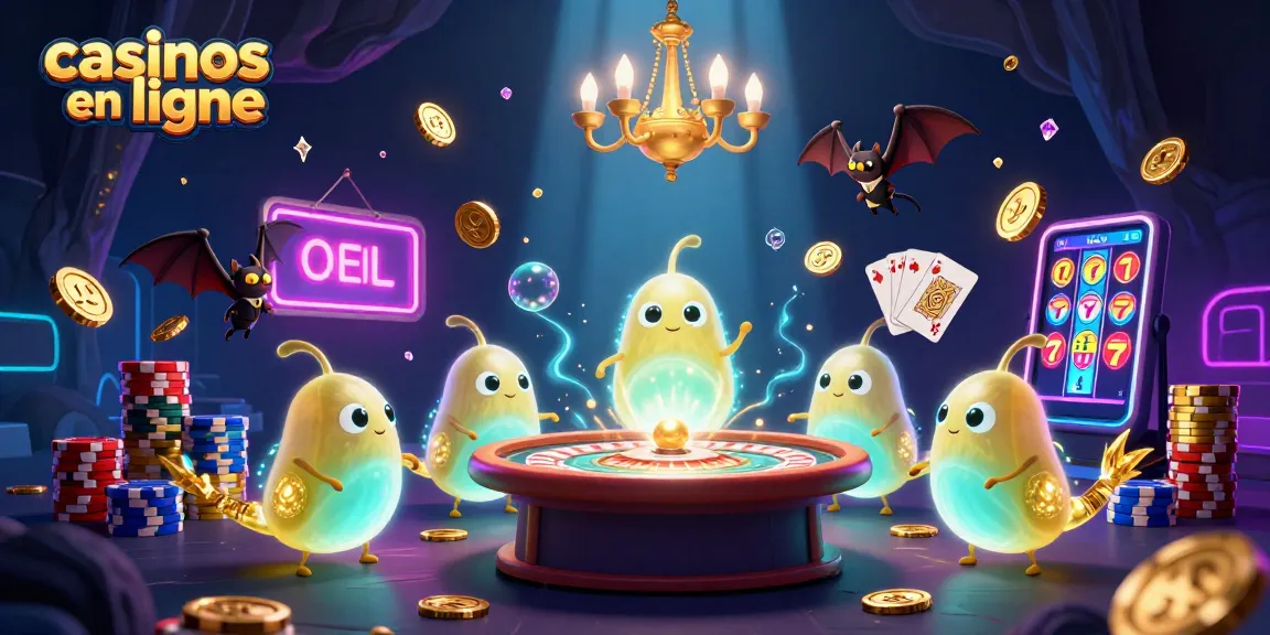 Voyez les casinos en ligne animés par des lucioles lumineuses, les cartes en main et des jetons éclatants.