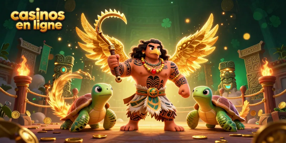 Profitez des casinos en ligne avec des personnages de jeu animés et des éléments riches et colorés.