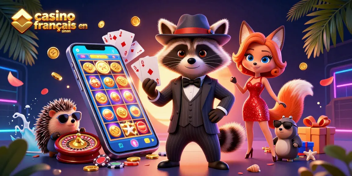 Jouez au casino français en ligne avec des personnages amusants et des éléments de jeu