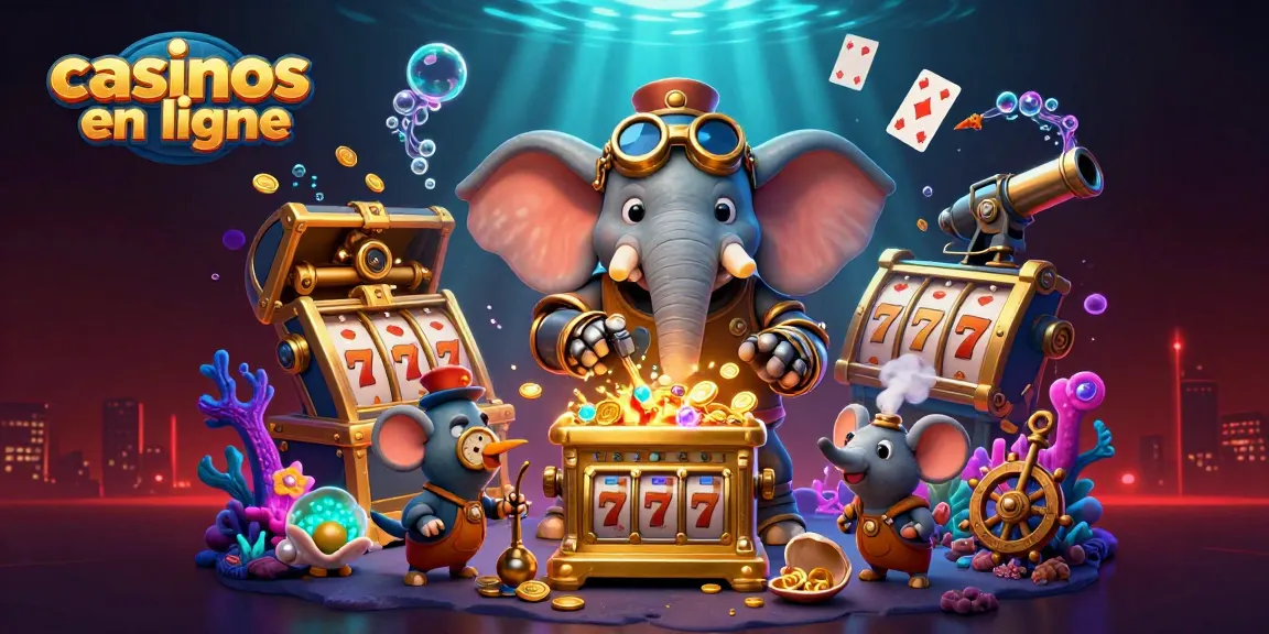 Jouer dans des casinos en ligne avec une machine à sous animée et des personnages steampunk.